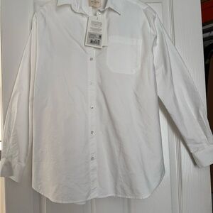 Sezane White Blouse